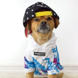 Jazzy 90s Dog Hoodie