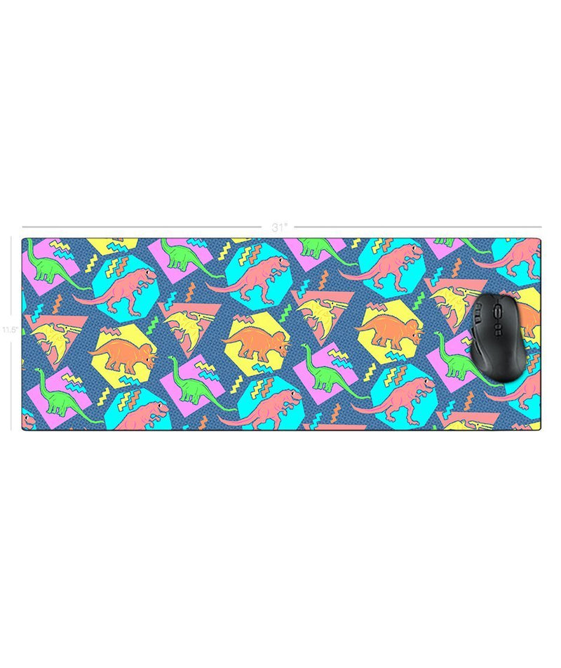 90s Dinos Desk Mat