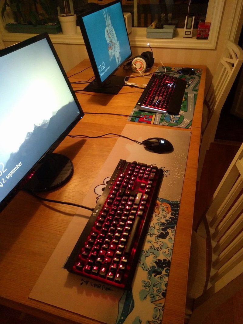 Car Carpet City Desk Mat