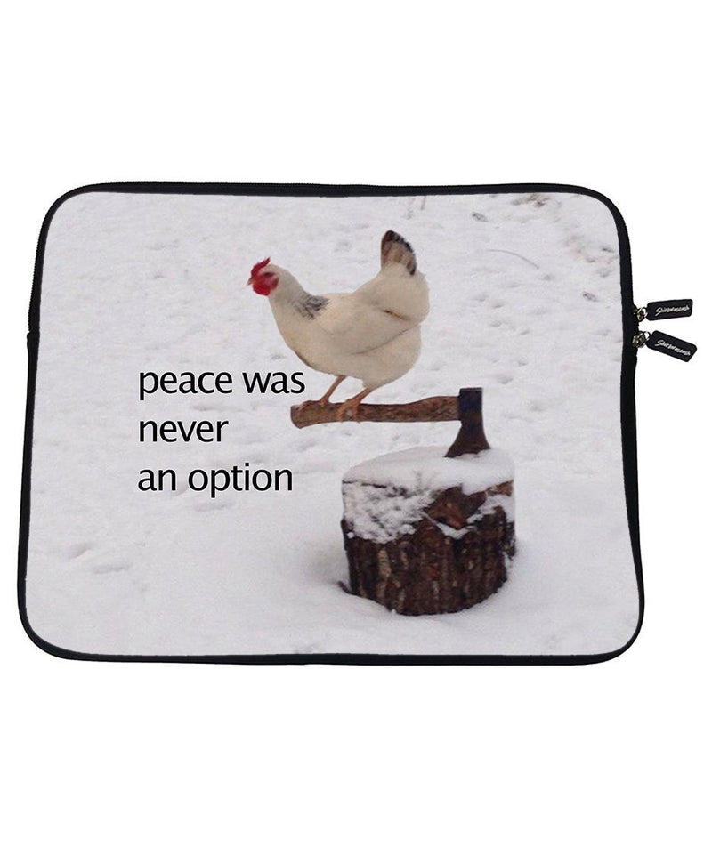No Peace Laptop Sleeve