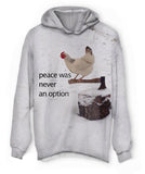 No Peace Lightweight Hoodie