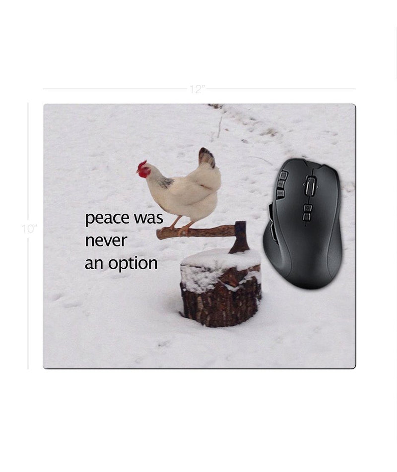 No Peace Mousepad