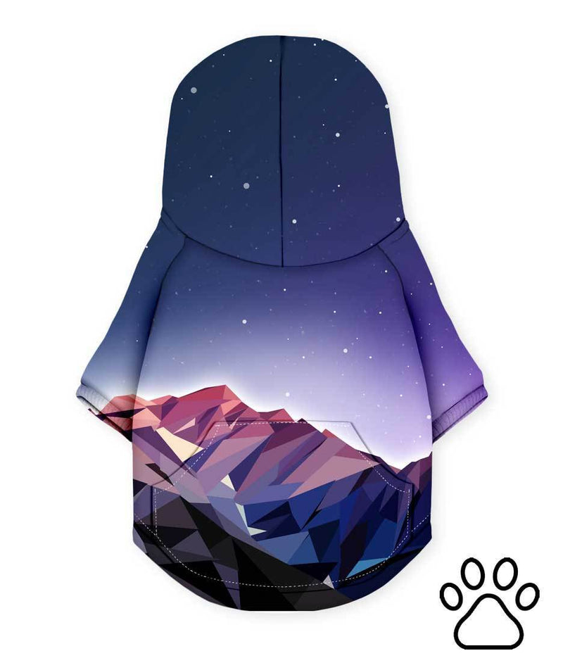 Poly Mountain Dog Hoodie