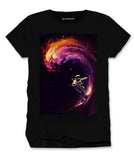 Space Wave Men's Cotton T-Shirt