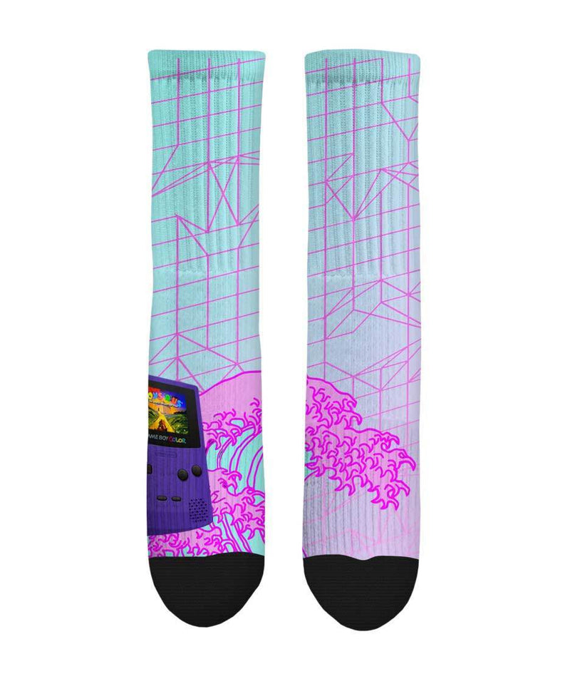 Vaporwave Cola Socks