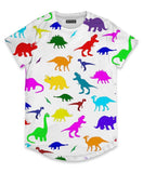 Dino Print Men's Scoop T-Shirt