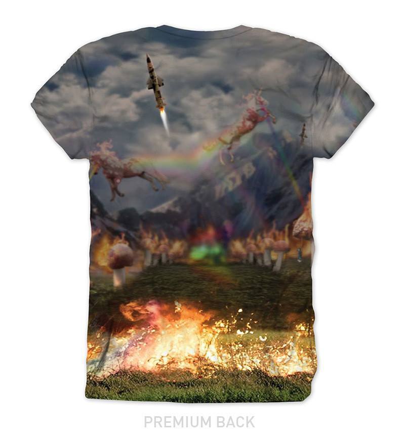 Rainbow Unicorn Kim Jong Un Men's T-Shirt