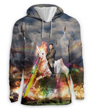 Rainbow Unicorn Kim Jong Un Hoodie