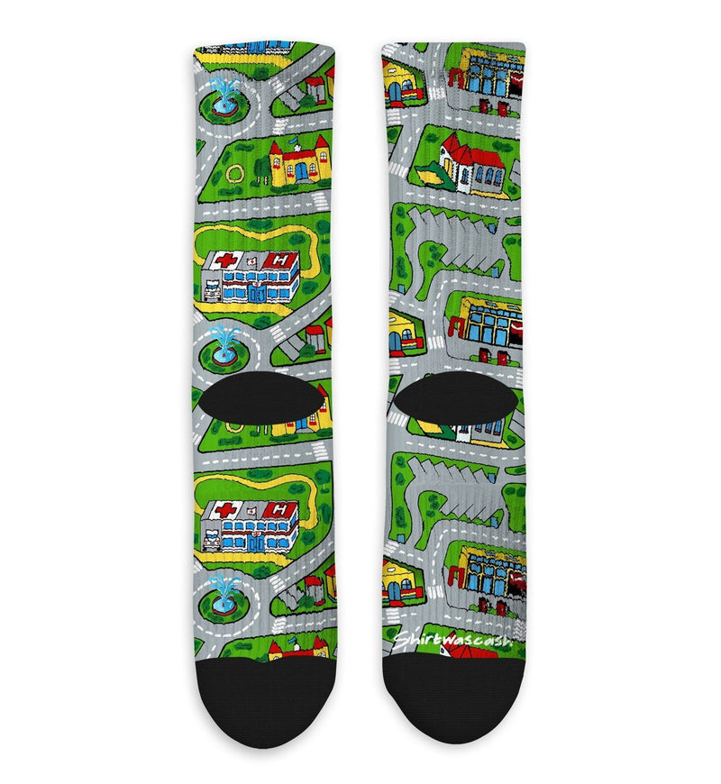 Car Carpet City Socks