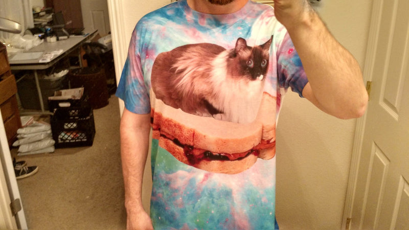 PB&J Spacecat Men's T-Shirt